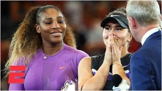 Serena Williams and Bianca Andreescu address the crowd after Women’s Final | 2019 US Open Interviews