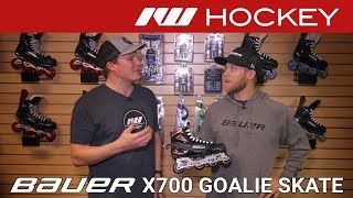 Bauer Vapor X700 Roller Hockey Goal Skate Insight