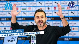 De Zerbi très énervé contre la VAR et le supporter pro PSG !