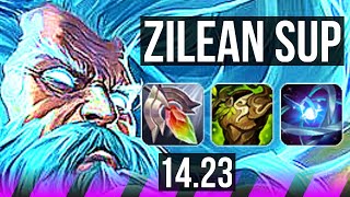 ZILEAN & Corki vs NAMI & Caitlyn (SUP) | 1300+ games, Rank 10 Zilean | KR Grandmaster | 14.23