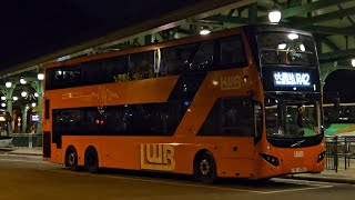 Hong Kong Bus LWB UV6X54 @ R42 龍運巴士 Volvo B8L 迪士尼樂園 - 大圍站