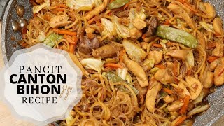 Pancit Canton with Bihon Recipe - Filipino Food