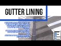 gutter lining