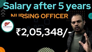 Salary of Nursing Officer after 5 Years// क्या होगी नर्सिंग ऑफिसर की 5 साल बाद सैलरी