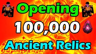 OPENING 100,000 Ancient Relics in Anime Defenders Update 7 Roblox Double Chance Banner #2