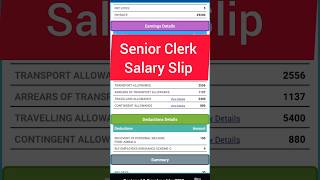 Senior Clerk Cum Typist salary slip | RRB NTPC | RRC GROUP D | CCTC, Train Manager, Government job