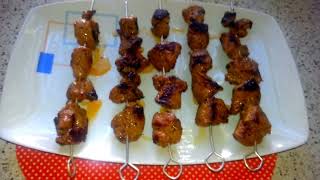 Como hacer los auténticos pinchos pinchos morunos