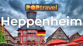 Walking in HEPPENHEIM / Germany 🇩🇪- 4K 60fps (UHD)