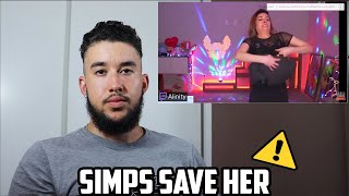 Twitch Streamer 'Alinity' Flashes And Is Not Banned | Simps From Twitch To The Rescue!