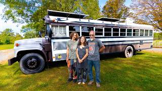 After 40 Years Building Houses They Built Their Last One in a Bus