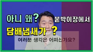 아니 왜? 붙박이장에서 담배냄새가?