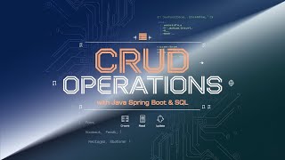 Part - 1 Master CRUD Operations with Java, Spring Boot, and SQL | Complete Guide #java