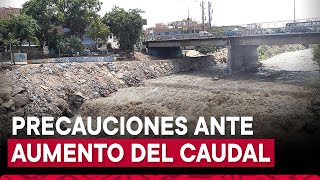 Río Rímac aumenta su caudal tras intensa lluvia de esta madrugada