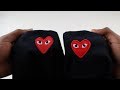 How to spot fake Comme des Garcons | Real vs replica CDG Play t shirt