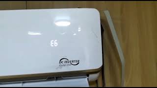 General DC Inverter AC Error Code E6||How To Fix Error Code E6||