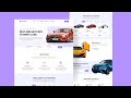 Rent a Car Website Design | HTML, CSS & JS | Project for Beginners