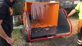 Först TR8 Wood Chipper demonstration with Rothervalley Tree Services