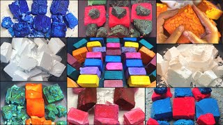 @ASMRMysticalVibes Deep Dusty Vibrant Dyed Bsn Gymchalk Crush Edit Compilation 🌈 | Gym Chalk Crush