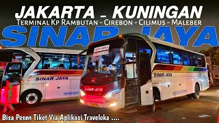 Satu-satunya Bus Kuningan Jakarta Yang Masuk Terminal Kp Rambutan! Trip Bus SINAR JAYA 68 Rc