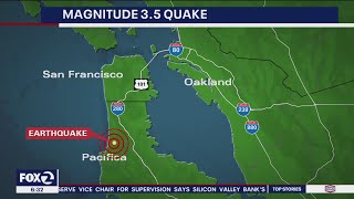 3.5 quake hits near Pacifica