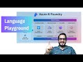 Azure Ai Foundry Language Playground Setup 🌐