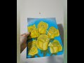 Art of the Day Yellow Rose Bouquet Oil pastels on paper, unframed 9 x 12 inches Original for sale