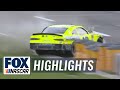 Brandon Jones slams into sand barrels in Fontana | NASCAR ON FOX HIGHLIGHTS