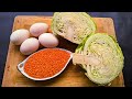 This Egg Cabbage recipe Tastier than Meat❗ Simple Healthy Breakfast ideas. Cheap & Tasty food