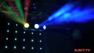 Chauvet Mega Trix DMX LED Beam Effect @ MUSIKMESSE 2012 with DJkit.tv