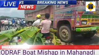 ODRAF Boat Mishap in Mahanadi.