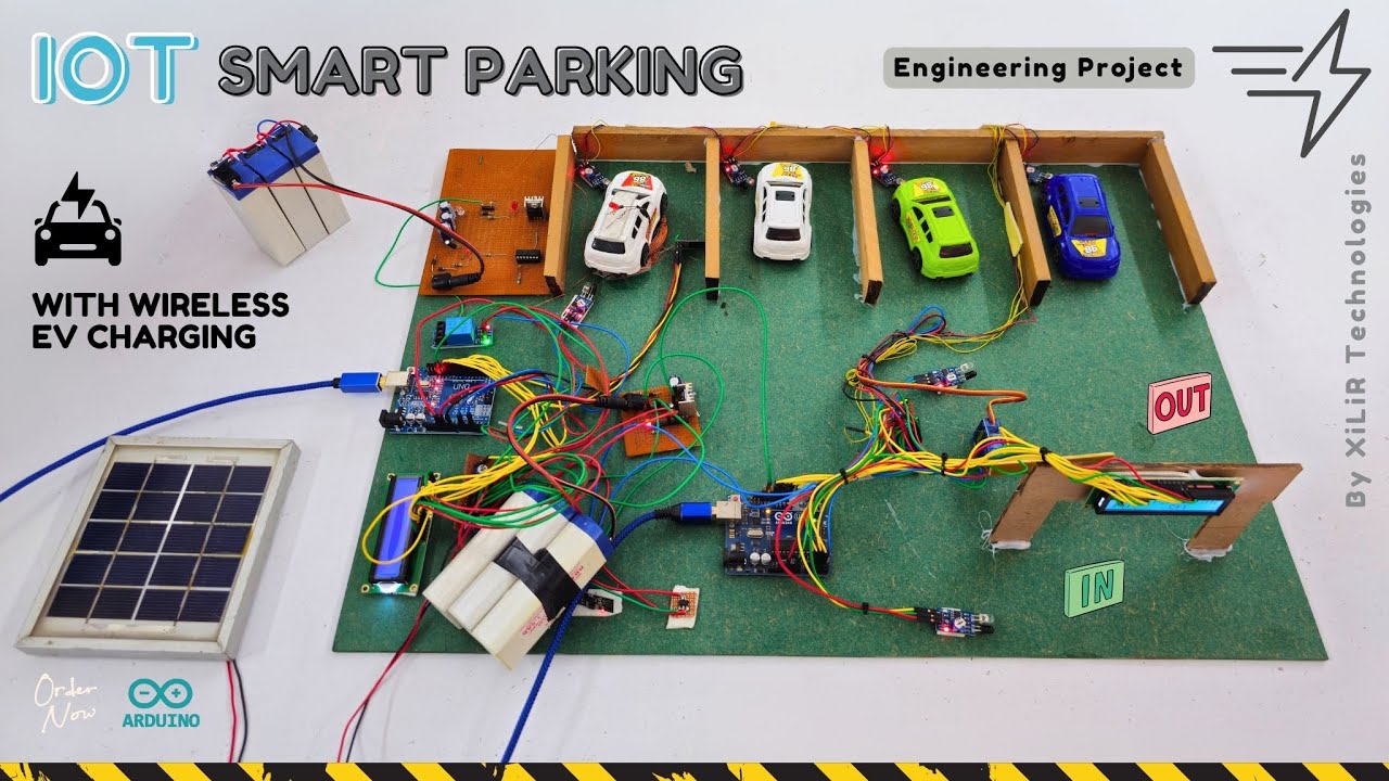 рџљ Iot Based Smart Green Parking System Using Arduino в ѕпёџ With Wireless