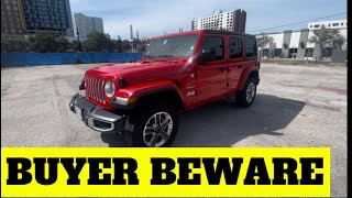 BUYER BEWARE Jeep Wrangler Turbo