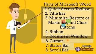 What are the Parts of Microsoft Word