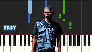 Aubrey Qwana - Ngaqonywa Ft Dj Tira  Easy Piano Tutorial By Sapiano