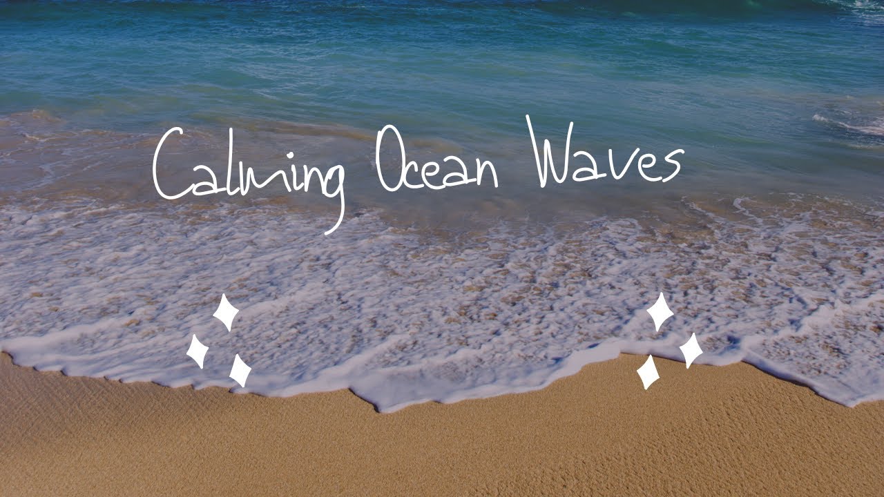 Asmr With Calming Ocean Waves Youtube