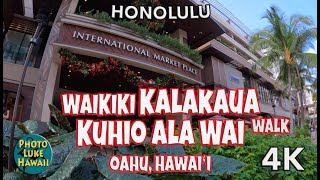 Waikiki Kalakaua Kuhio Ala Wai Walk Oahu Hawaii