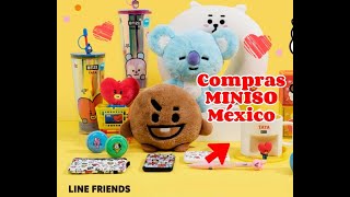 UNBOXING Te muestro mis Compras MINISO México BT21💜💜