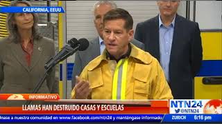 30.000 personas han sido evacuadas por gigantesco incendio forestal en California