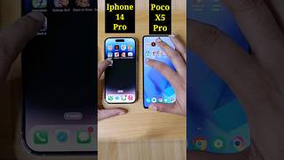 Iphone 14 Pro Vs Poco X5 Pro 5G Speed Test Comparison | #shorts
