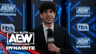 AEW CEO \u0026 GM Tony Khan announces a blockbuster AEW Collision Main Event! | AEW Dynamite 6/7/23