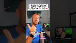 Second avoidant discard #avoidant #dismissiveavoidant #discard #breakup #heartbroken #relationship