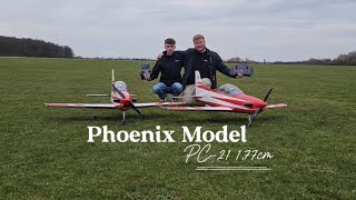 Phoenix Model Pilatus PC-21 177cm / Synchron Flight by Lars Berger \u0026 Tim Kossmann / KST / Powerbox /