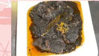 recette du Mbongo tchobi (sauce Noire) / spicy black sauce (cameroun)