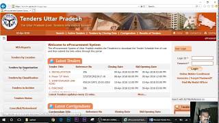 eTender-Tender publish