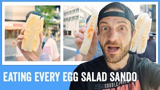 Ultimate Japanese Egg Salad Sando Konbini Challenge! Which is Best? | Jeremy Jacobowitz