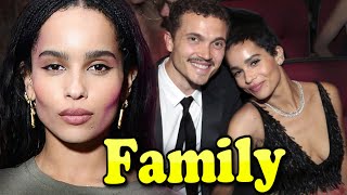 Zoe Kravitz Family With Father,Mother and Husband Karl Glusman 2020
