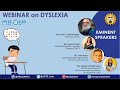 Webinar on Dyslexia