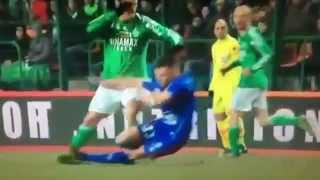 Très grosse  blessure de Jeremy Clement  ... ST-Etienne.4 - 0.Nice