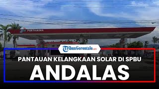 Pantauan Kelangkaan Solar di SPBU Andalas