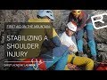 Treating a shoulder injury when alpine climbing – Tutorial (33/43) | LAB ROCK